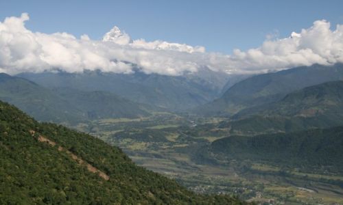 Zdjęcie NEPAL / Pokhara / Sarangkot / Dolina