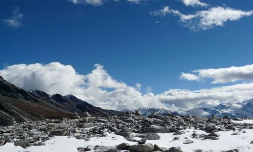 Zdjecie NEPAL / rejon Manaslu / przecz Larkya La / spotkanie nieba z ziemi