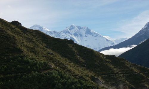 Zdjecie NEPAL / NEPAL / PARK EVERESTU / CZUBEK EVERESTU - PIERWSZY WIDOK