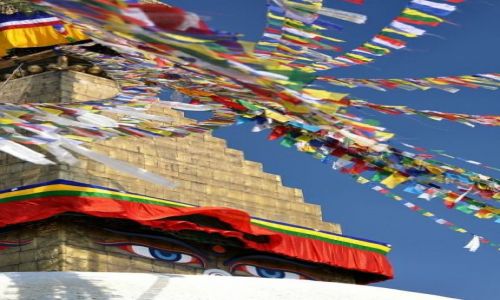 Zdjcie NEPAL / Kathmandu / Bouddanath / stupa