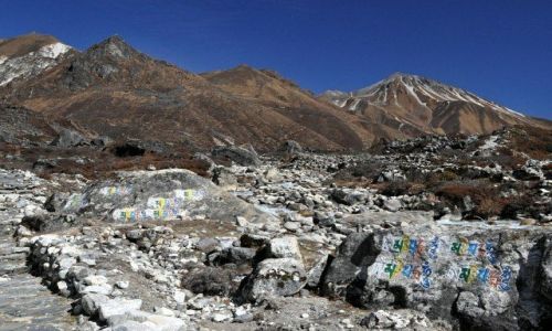 Zdjcie NEPAL / dolina Langtang / przed Kyanjin Gomp / Kyanjin Ji i Tserko Ri