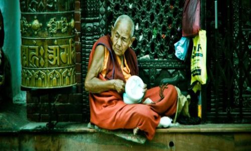 Zdjecie NEPAL / - / Katmandu / konkurs - Mnich