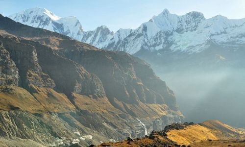 Zdjecie NEPAL / Annapurna / Annapurna / Annapurna III i Gandharba Chuli  