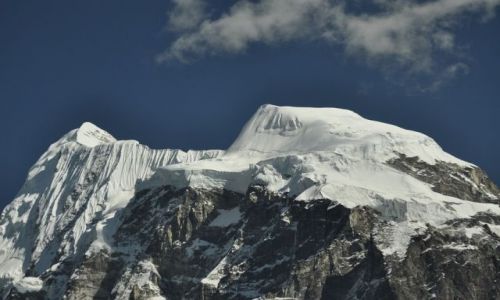 Zdjecie NEPAL / Langshisha Kharka / Langshisha Kharka / Wierzchoki Langshisha Ri