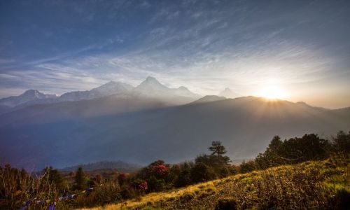 Zdjecie NEPAL / Annapurna Conservation Area / Poon Hill / Wschd soca z Poon Hill