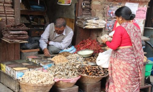 Zdjecie NEPAL / - / Kathmandu / Stragan