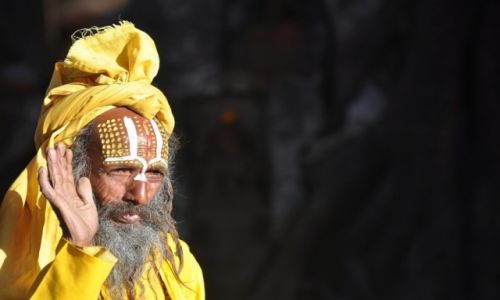 Zdjecie NEPAL / Kathmandu / Durbar Square / sadhu