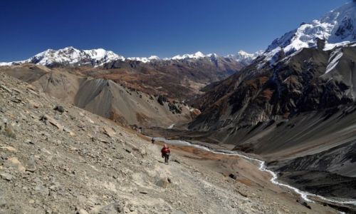 Zdjecie NEPAL / okolice jeziora Tilicho  / zejcie do Base Camp / konkurs