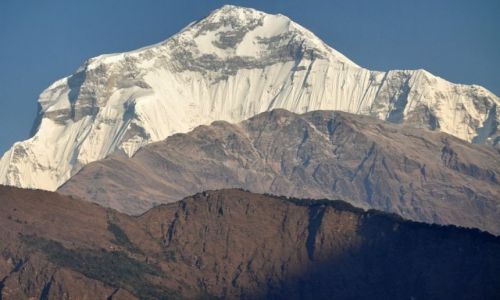 Zdjecie NEPAL / Annapurna/Dhaulaghiri  / widok z Sikha / Dhaulagiri 