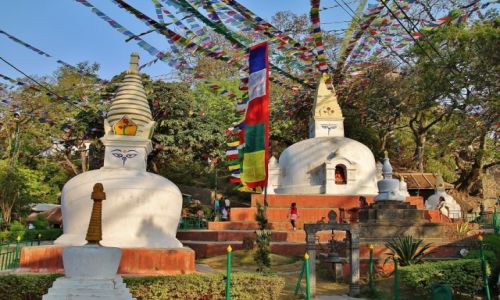 Zdj�cie NEPAL / - / Kathmandu Swajambhunath / Stupy