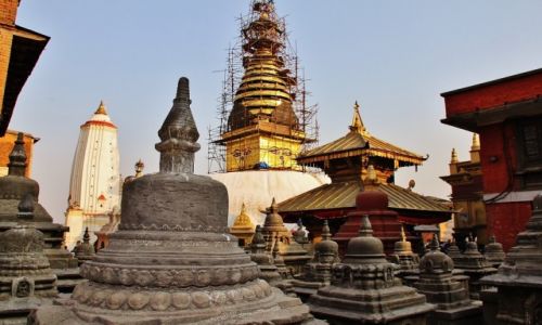 Zdjęcie NEPAL / Kathmandu /  Swajambhunath / Stupy II