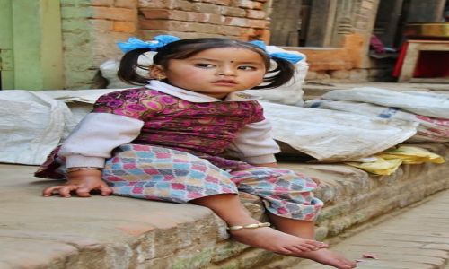 Zdjecie NEPAL / - / Patan / Zaciekawienie