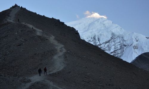 Zdjęcie NEPAL / Annapurna / Thorung High Camp 4920m / z tej góry lepiej będzie widać drugą górę