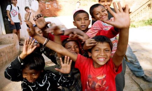 Zdjęcie NEPAL / Annapurna / Tansen / Dzieciaki