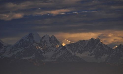 Zdjecie NEPAL / Dolina Kathmandu / widok z Nagarkot / Dorje Lakpa 6966m