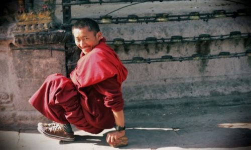 Zdjecie NEPAL / Kathmadu / Swayambhu / Umiechnij si