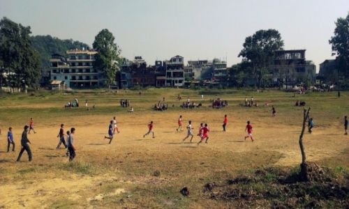 Zdjecie NEPAL / Kaski / POKHARA / Zacity mecz