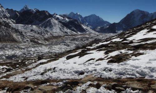 Zdjcie NEPAL / Sagarmatha / Lobuje / Lodowiec