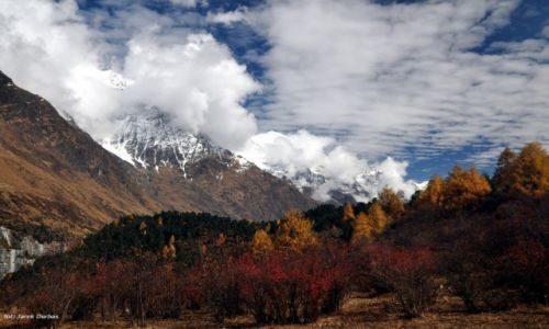 Zdjecie NEPAL / Manaslu / okolice Lho / nepalska jesie