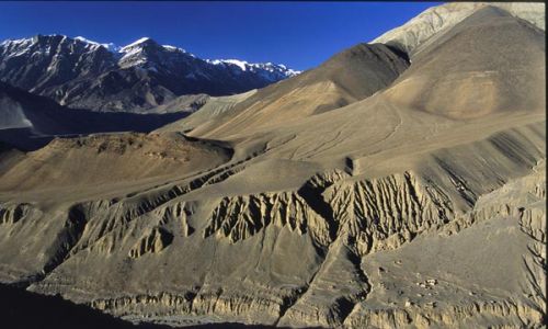 Zdjecie NEPAL / brak / Szlak wokół Annapurny / Rzeźby zboczy Himalajów