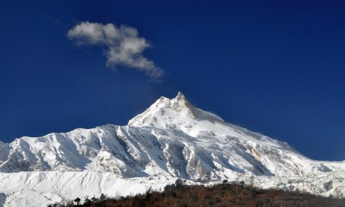 Zdjecie NEPAL / Manaslu / Samagaon / Manaslu peak