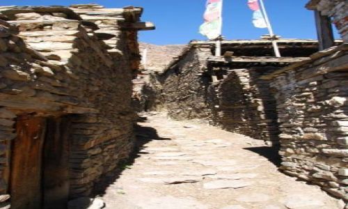 Zdjęcie NEPAL / Himalaje / Manang  / uliczka