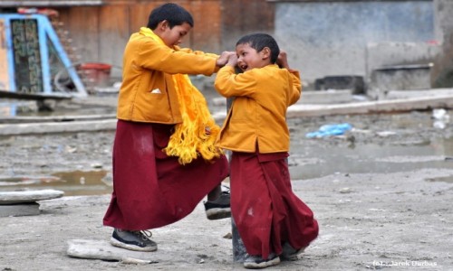 Zdjęcie NEPAL / Mustang / LoMantang / Mali mnisi