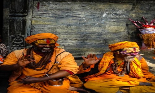 Zdjcie NEPAL / Katmandu / Kathmandu / Kto zgadnie jak mark promuje go z lewej? :)