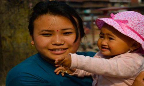Zdjcie NEPAL / Kathmandu / Kathmandu / rodzinne foto