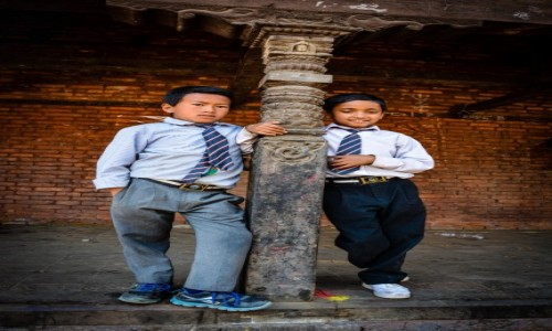 Zdjcie NEPAL / Katmandu / Bhaktapur / na wagarach