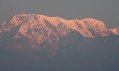Zdjęcie NEPAL / Kaski / Sarangkot / Zapalenie szczytów