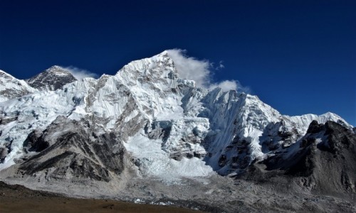 Zdjcie NEPAL / Himalaje, Sagarmatha Himal / widok ze szczytu Kala Pattar / Mt. Everest i Nuptse
