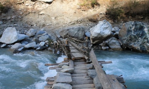 Zdjcie NEPAL / Nepal Srodkowy Annapurna / pomiedzy Thanchok a Koto / Trekking  Annapurna Circuit