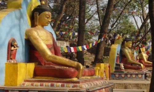 Zdjęcie NEPAL / brak / Dolina Katmandu-Swajambhunath / nepalski Budda