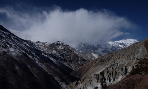 Zdjcie NEPAL / Manang / Szlak do Tilicho Lake / Naga zmiana pogody