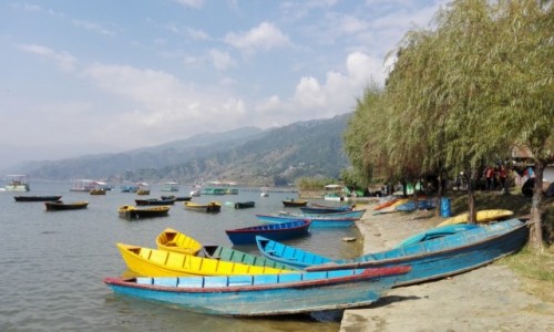 Zdjcie NEPAL / Pokhara / Phewa Tal / Nad jeziorem