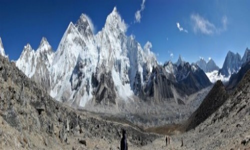 Zdjecie NEPAL / Himalaje, Sagarmatha Himal / Kala Pattar / Everest w caej rozcigoci (-: panorama
