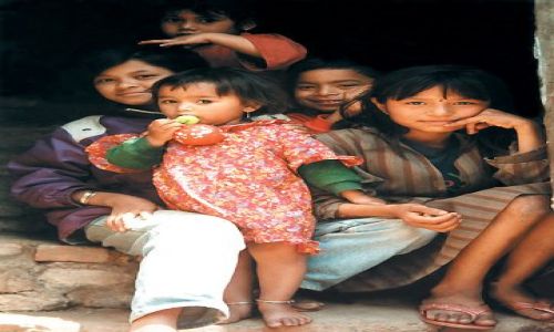 Zdjecie NEPAL / brak / Kathmandu / dzieci z Pashupati