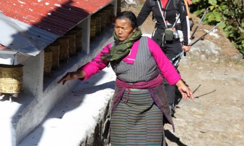 Zdjcie NEPAL / Park Narodowy Sagarmatha / Trekking EBC / Mynki modlitewne