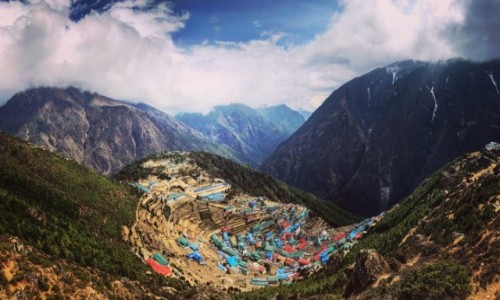 Zdjecie NEPAL / Sagarmatha Park / Sagarmatha Park / Namche Bazaar
