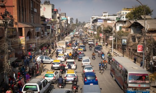 Zdjcie NEPAL / Katmandu / Tahmel / Ulica Katmandu