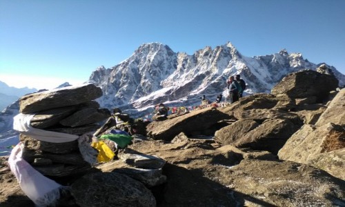 Zdjcie NEPAL / Himalaje / Gokyo Ri / Na szczycie Gokyo Ri