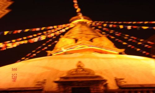 Zdjecie NEPAL / Katmandu / katmandu / swayambhunath noca..