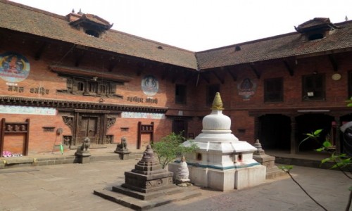 NEPAL / Kotlina Katmandu / Bhaktapur, Nepal / Durbar Square Bhaktapur. Nepal