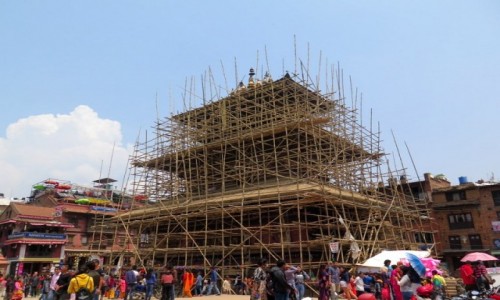 NEPAL / Kotlina Katmandu / Bhaktapur, Nepal / Durbar Square Bhaktapur. Nepal