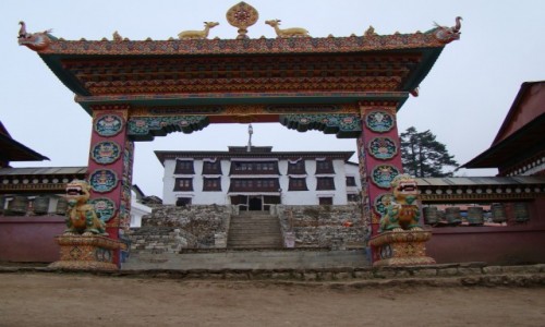 Zdjęcie NEPAL / Himalaje / Tengboche / lasztor w Tengboche