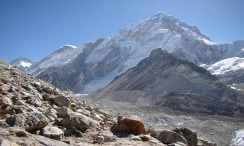 Zdjcie NEPAL / Himalaje / Dolina Khumbu / Nuptse i Lodowiec Khumbu