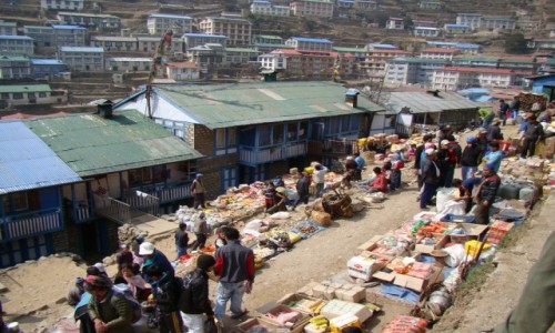 Zdjęcie NEPAL / Himalaje / Namche Bazar / Bazar w Namche Bazar