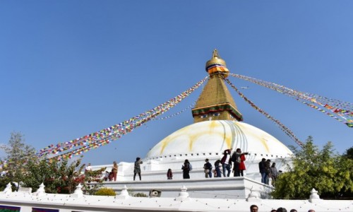Zdjcie NEPAL / - / Katmandu / Stupa Bodnath