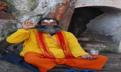 Zdjęcie NEPAL / Dolina Kathmandu / Kathmandu - Thamel / Sadhu